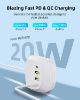 Picture of USB C Charging Station,USB Charging Hub Charger with 2 USB-C(20W) Ports &amp; 2 QC3.0 Ports for iPhone 14 Series/13/13 Mini/13pro Max/