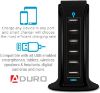 Picture of Desktop Charging Station - 40W 6-Port USB Hub Wall Charger for iPhone iPad Tablets Smartphones with Smart Flow (Black)