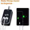 Picture of Multiport USB Charger, 6 Port USB Charging Station for Multiple Devices, Phone, Tablet, Power Strip with ON/Off Switch (Black