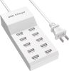 Picture of USB Charger 10-Ports USB Charging Station for Multiple Devices USB Wall Charger Power Hub Strip Amazon Smart Plug Charging Do