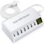Picture of USB Charging Station, 7-Port Multi USB C Charger with LED Display, 5V/8A Portable Desktop USB Charging Hub for Multi