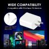 Picture of for iPhone Charger USB-C Power Adapter : 20W 2 Packs USB C Wall Charger, Fast Charging Type C Chargers Block Compatible with