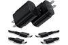Picture of Type C Charger, 2 Pack 25W PD USB C Wall Charger Super Fast Charging Block &amp; 6ft Android Phone Charger Cable