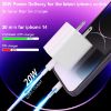 Picture of Fast Charger for iPhone 14 13 12 11,【For Apple MFi Certified】 20W PD USB C Wall Charger 6FT Cable Fasting Charging Adapter Com
