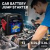 Picture of Car Jump Starter with 260 PSI Air Compressor - 900A Peak Jump Starter(Up to 6.0L Gas/4.0L Diesel Engines), 12V Auto Battery Booster/Tire Inflator, Power Station with DC/USB Ports - Black